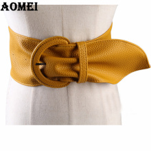 Fashion Sashes For Dress Blouse Coat Slim Synthetic Leather Wide Belt Women Accessories